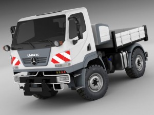mercedes unimog u20 3D Model
