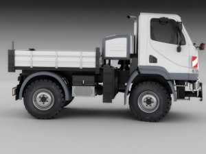 mercedes unimog u20 Modelo 3D