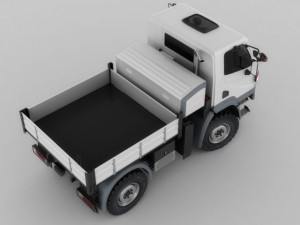 mercedes unimog u20 Modelo 3D