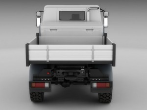 mercedes unimog u20 Modelo 3D