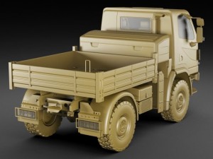 mercedes unimog u20 Modelo 3D