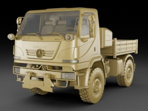 mercedes unimog u20 Modelo 3D