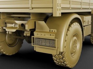 mercedes unimog u20 Modelo 3D
