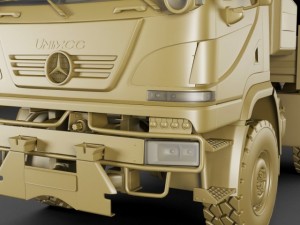 mercedes unimog u20 Modelo 3D