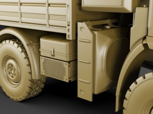 mercedes unimog u20 Modelo 3D