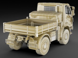mercedes unimog u20 Modelo 3D