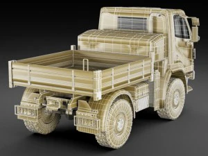 mercedes unimog u20 3D Model