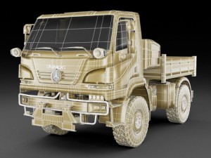 mercedes unimog u20 Modelo 3D