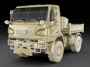 mercedes unimog u20 3D Model