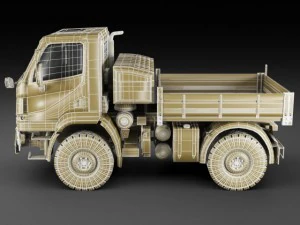 mercedes unimog u20 3D Model