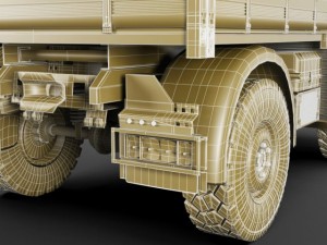 mercedes unimog u20 Modelo 3D
