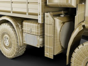 mercedes unimog u20 3D Model
