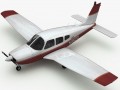 piper pa28 cherokee arrow Modèle 3D