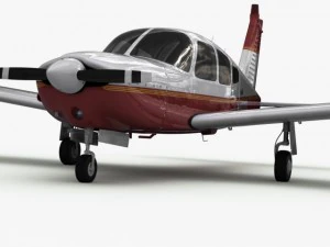 piper pa28 cherokee arrow 3D Model