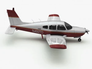 piper pa28 cherokee arrow 3D Model