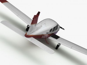 piper pa28 cherokee arrow Model 3D