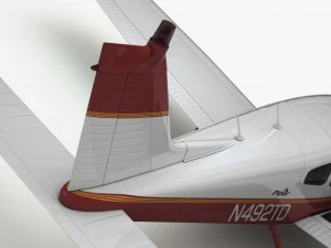 piper pa28 cherokee arrow 3D Model