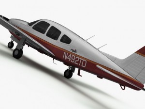 piper pa28 cherokee arrow Model 3D