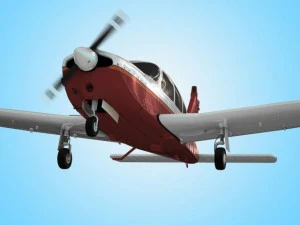 piper pa28 cherokee arrow 3D Model