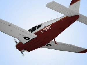 piper pa28 cherokee arrow 3D Model