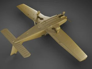 piper pa28 cherokee arrow 3D Model