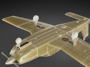 piper pa28 cherokee arrow Model 3D