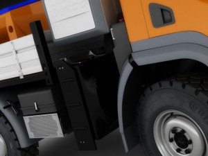 mercedes unimog u20 snow removal 3D Model
