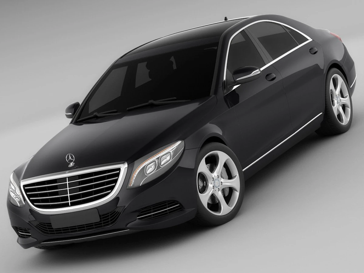 mercedes sclass my 2014 3D Model .c4d .max .obj .3ds .fbx .stl .blend 