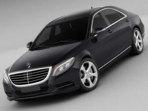 mercedes sclass my 2014 3D 모델