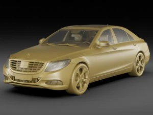 mercedes sclass my 2014 3D Model