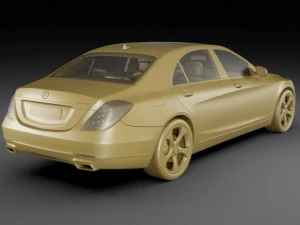 mercedes sclass my 2014 3D Model