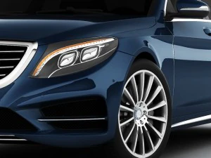 mercedes sclass 2014 amg package 3D Model