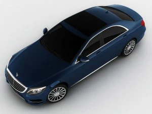 mercedes sclass 2014 amg package 3D Model