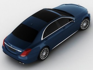 mercedes sclass 2014 amg package 3D मॉडल