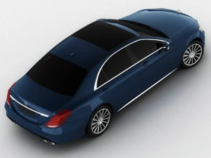mercedes sclass 2014 amg package 3D Model