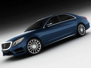 mercedes sclass 2014 amg package 3D Model