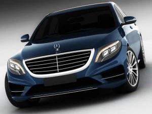 mercedes sclass 2014 amg package 3D Model