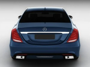 mercedes sclass 2014 amg package 3D Model