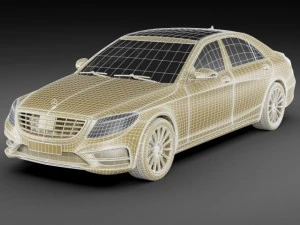 mercedes sclass 2014 amg package 3D Model