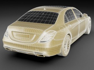 mercedes sclass 2014 amg package 3D मॉडल
