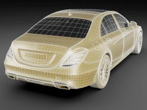 mercedes sclass 2014 amg package 3D Model