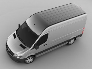 3d models mercedes sprinter 2014 high roof 3D Модель