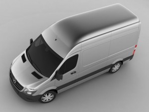 3d models mercedes sprinter 2014 high roof 3D Модель