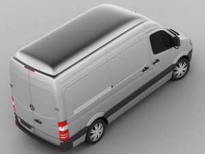 3d models mercedes sprinter 2014 high roof 3D Модель