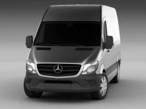 3d models mercedes sprinter 2014 high roof 3D Model