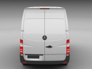 3d models mercedes sprinter 2014 high roof 3D Модель