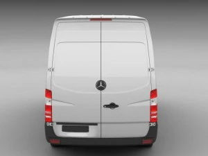 3d models mercedes sprinter 2014 high roof 3D Model