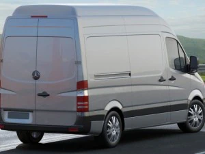 3d models mercedes sprinter 2014 high roof 3D Model