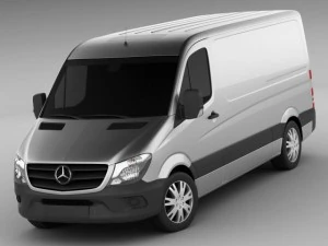 Modelos 3D mercedes sprinter meu padrão 2014 Modelo 3D