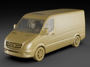 3d models mercedes sprinter my 2014 standard 3D 模型